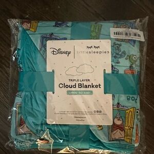 Little Sleepies Monsters Inc Cloud blanket NWT